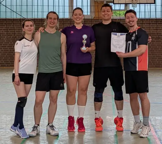 2. Platz beim 1. Mixed/Hobby Volleyball Lütjensee-Turnier