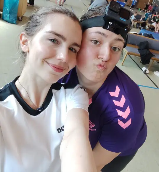Nadine und Mariia