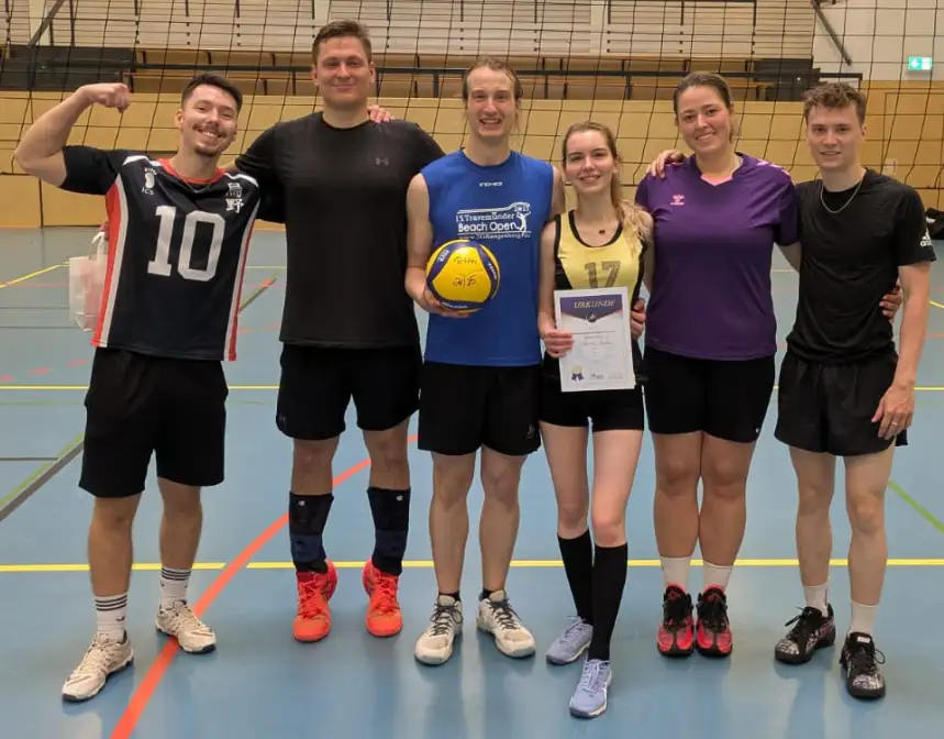 2. Platz beim Mixed/Hobby Volleyball Abschlussturnier in Stelle
